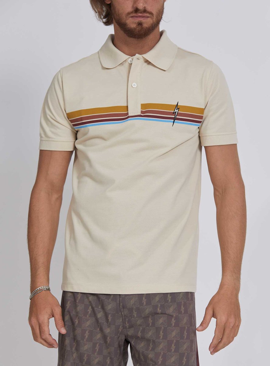 POLO REGULAR COM RISCAS FRONTAIS – Image 4